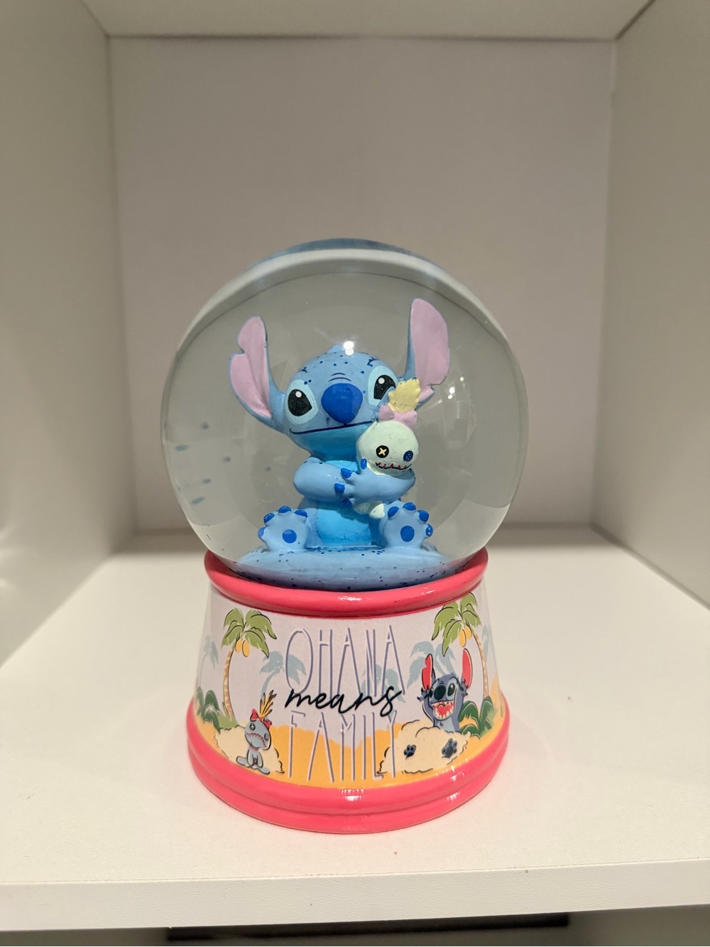 Stitch Snow Globe